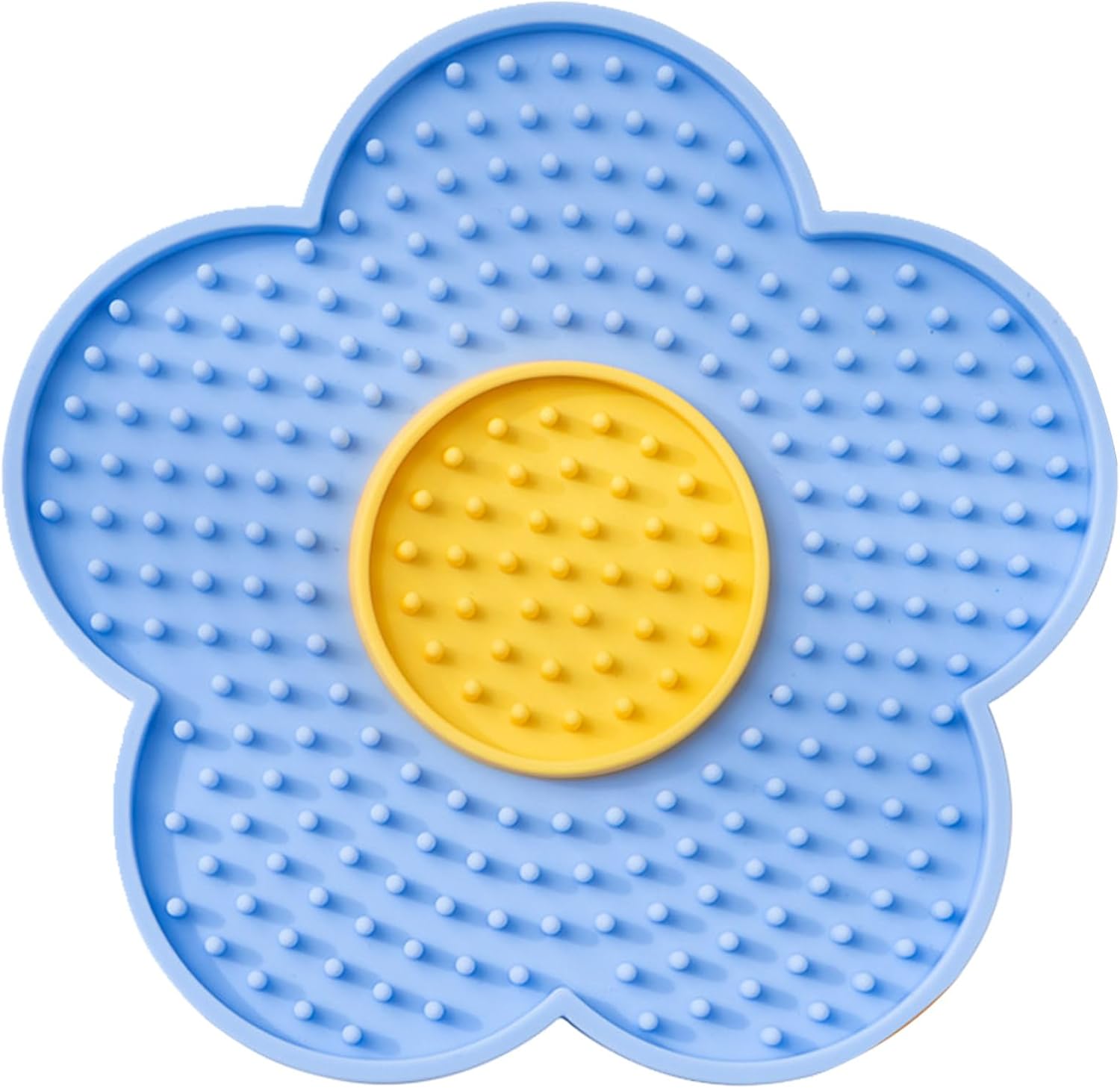 Flower Lick Mat for Dogs & Cats – Suction Cup Slow Feeder, Anxiety Relief