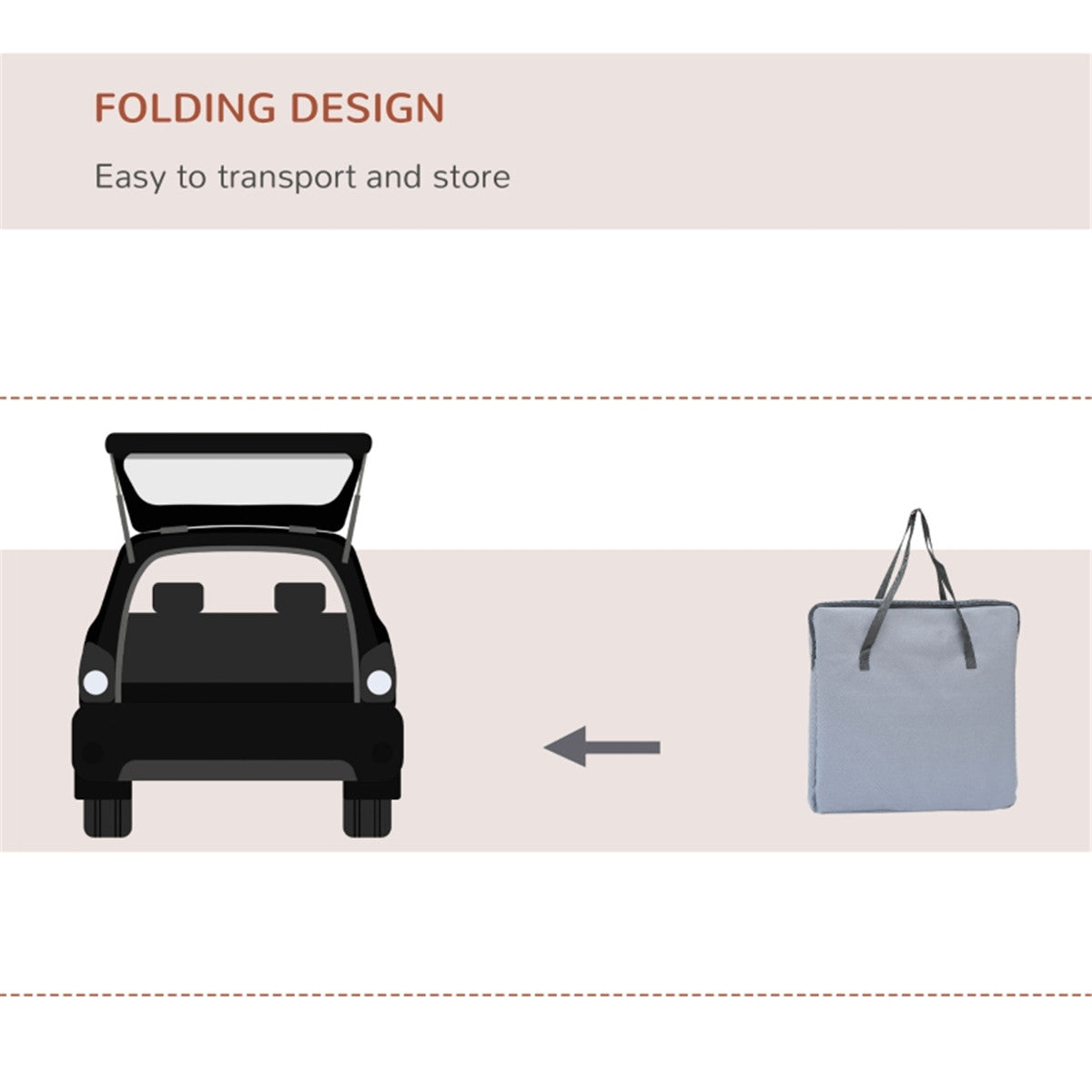 Pawffin Soft Pet Carrier Bag — Grey