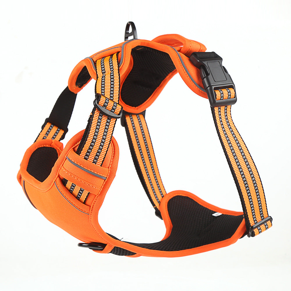 No-Pull Dog Harness – Breathable Reflective Vest Harness for Dogs, Adjustable & Escape-Proof, S/M/L/XL