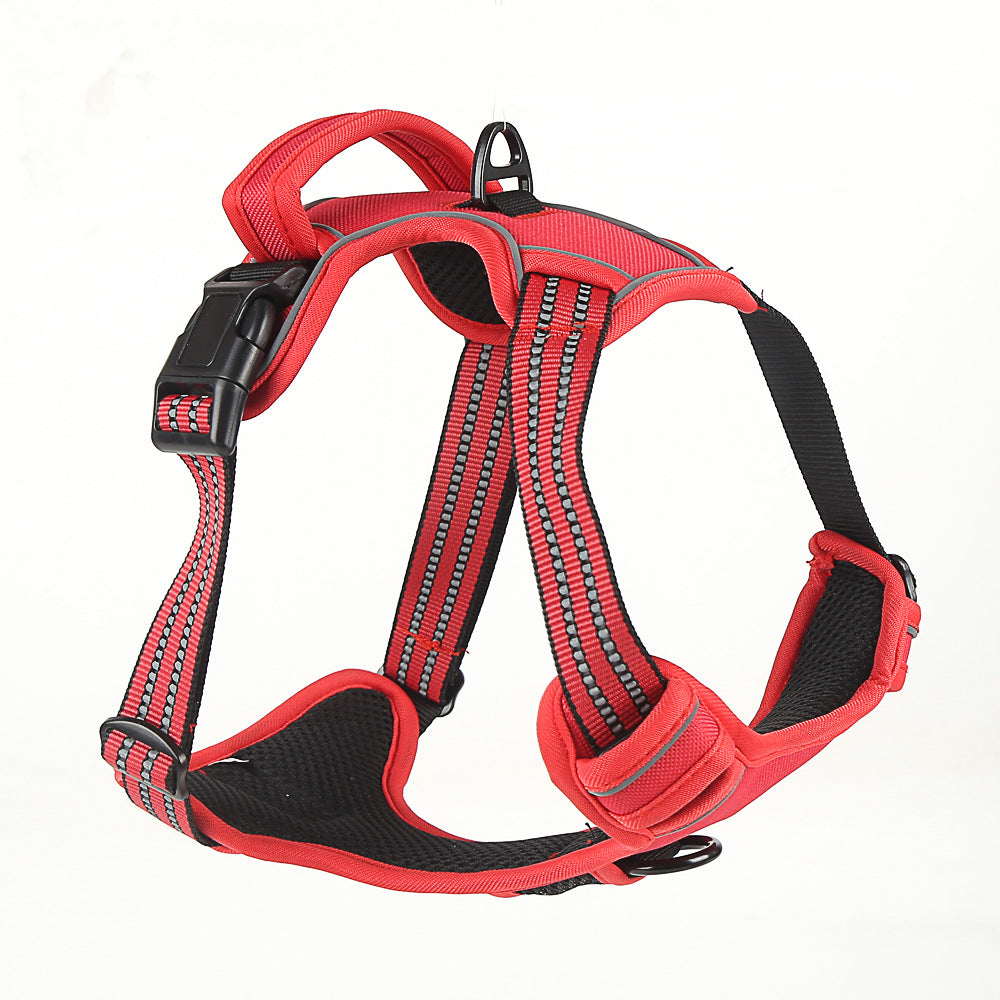 No-Pull Dog Harness – Breathable Reflective Vest Harness for Dogs, Adjustable & Escape-Proof, S/M/L/XL