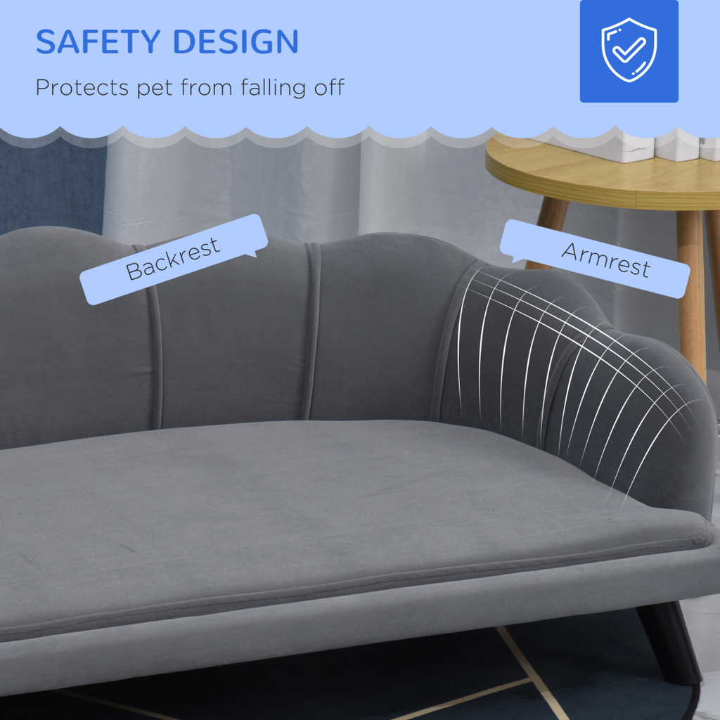 Pawffin Dog Sofa for Medium & Large Dogs — Grey