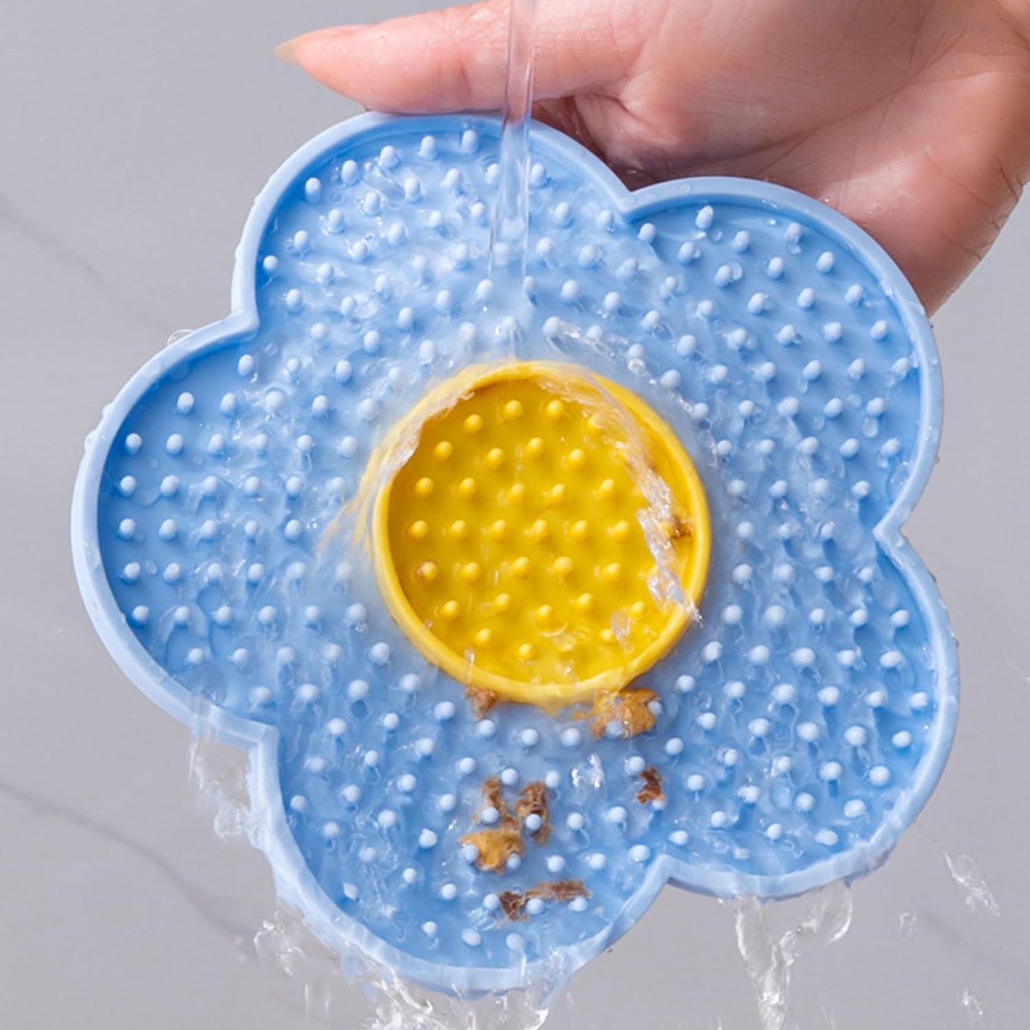 Flower Lick Mat for Dogs & Cats – Suction Cup Slow Feeder, Anxiety Relief
