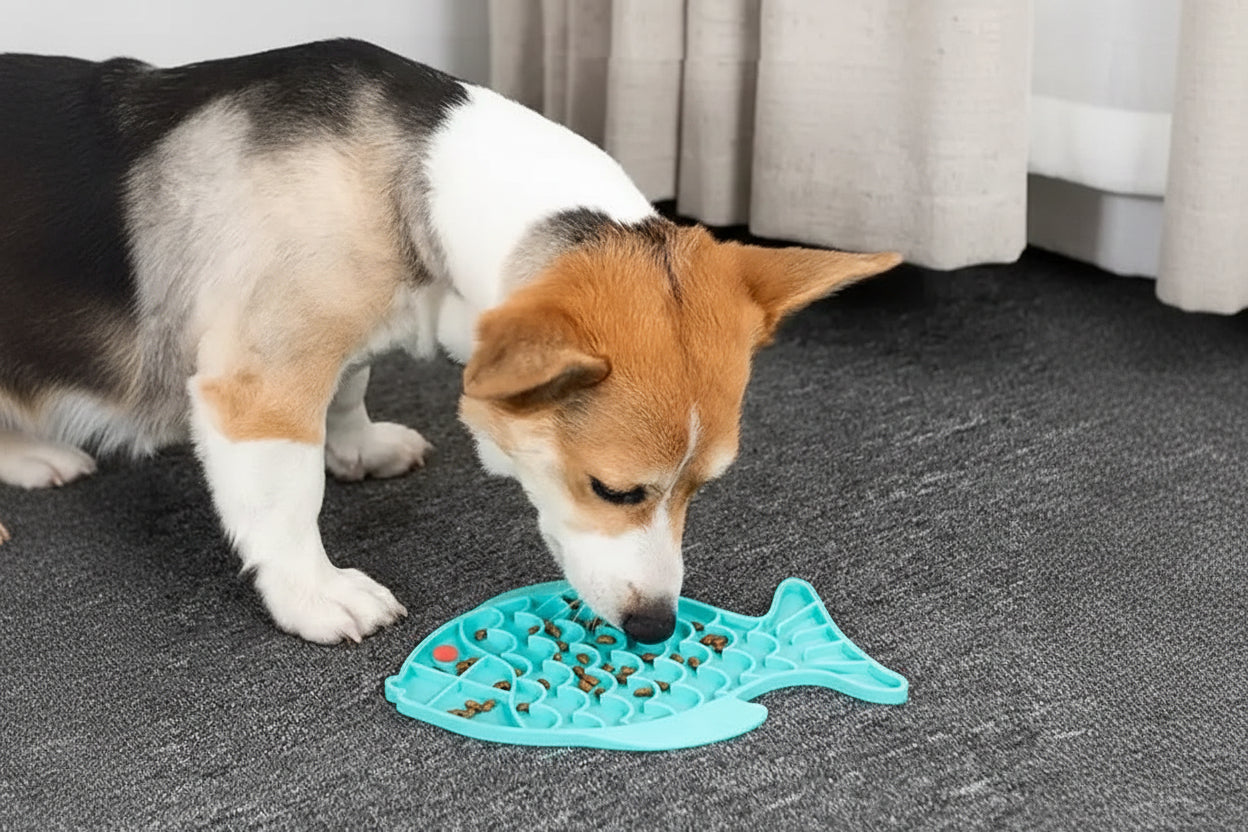 Pawffin Lick Mat — Slow Feeder & Anxiety Relief for Dogs & Cats