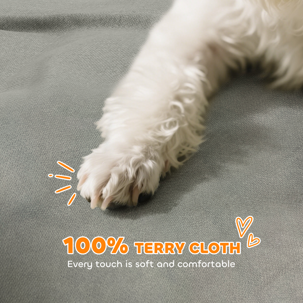 Pawffin Dog Bed/Pet Sofa Grey