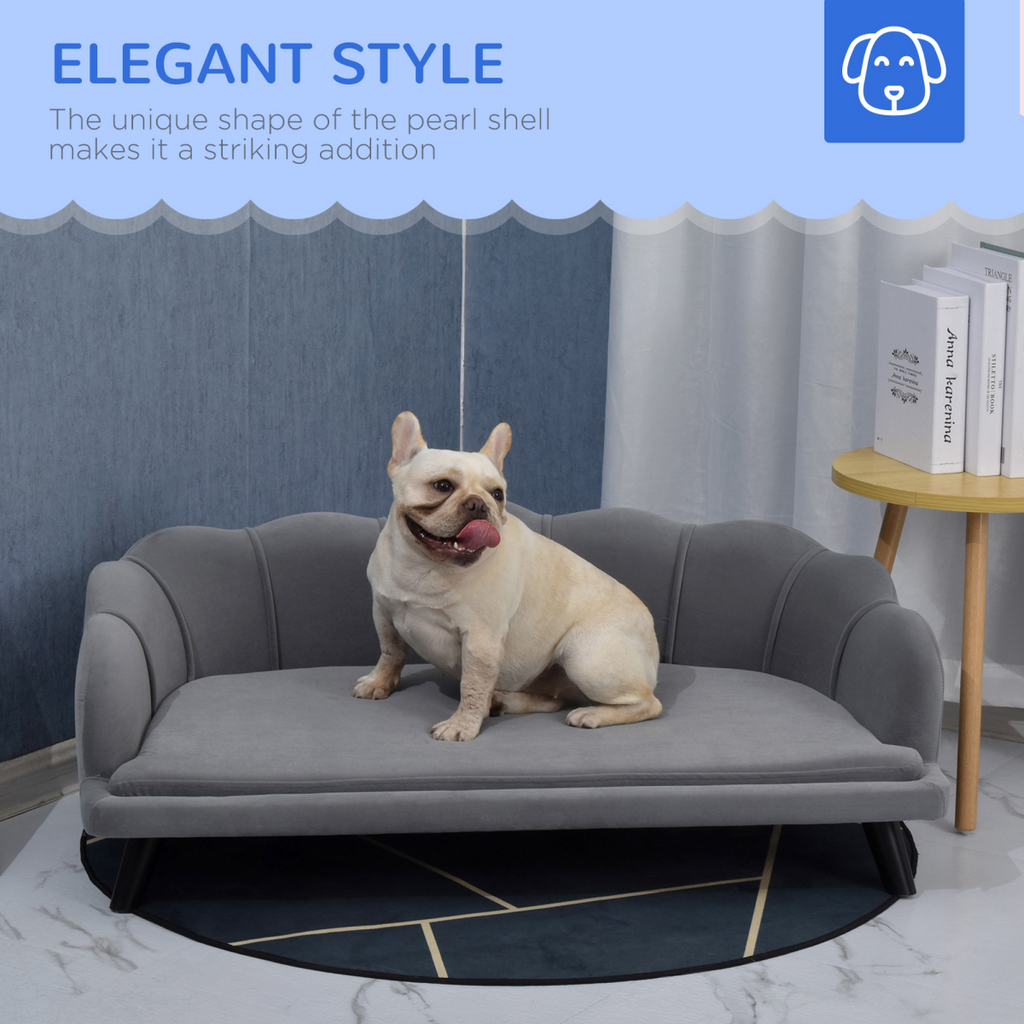Pawffin Dog Sofa for Medium & Large Dogs — Grey