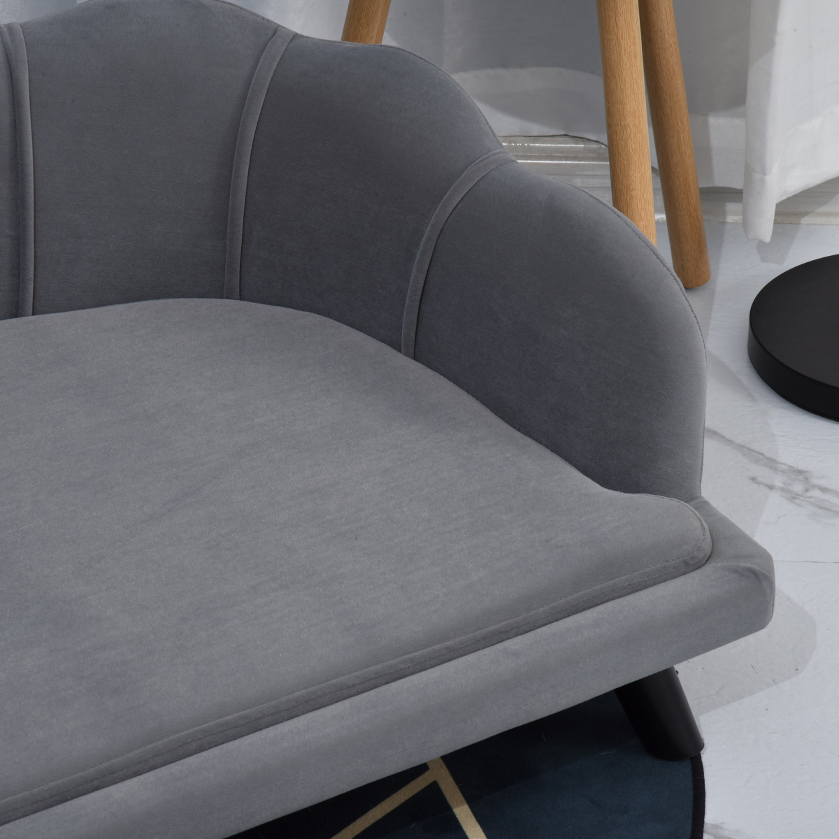 Pawffin Dog Sofa for Medium & Large Dogs — Grey