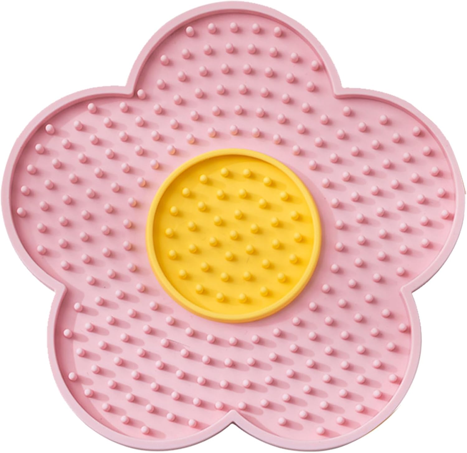 Flower Lick Mat for Dogs & Cats – Suction Cup Slow Feeder, Anxiety Relief