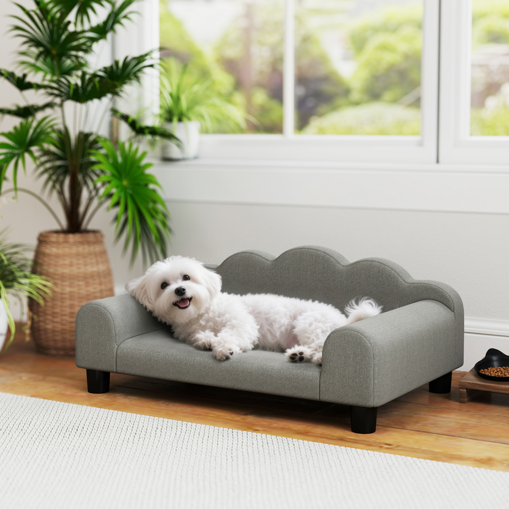 Pawffin Dog Bed/Pet Sofa Grey